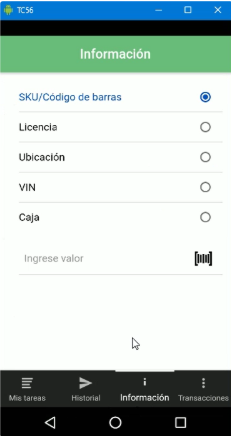 Información